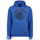 Giacca Felpa Cappuccio Inter Milan 17-18 Blu