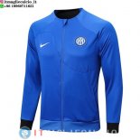 Giacca Lunga Zip Inter Milan 23-24 Blu