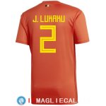 J.lukaku Maglia Belgio Prima Mondiali 2018