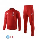 Giacca Set Completo Liverpool 19-20 Rosso Bianco