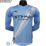 Maglia Manchester City Prima Giocatori 2025/2026 ML Maglia Manchester City Prima Giocatori 2025/2026 ML