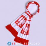 Sciarpa Calcio Polonia Knit Bianco Rosso