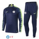 Giacca Set Completo Manchester city 2018/19 Blu