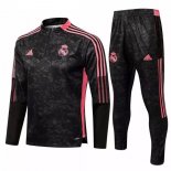 Giacca Set Completo Real Madrid 2021/2022 Nero Rosa