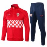 Giacca Set Completo Croazia 2020 Rosso