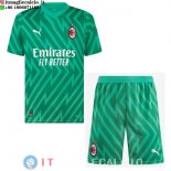 Maglia Portiere Set Completo Uomo AC Milan 2023/2024 Verde