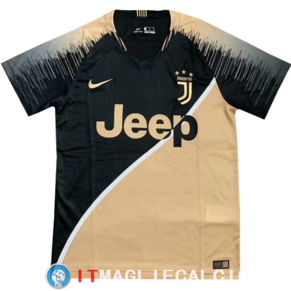 Vendita Formazione Maglia Juventus 2019/2020 Nero Giallo poco prezzo