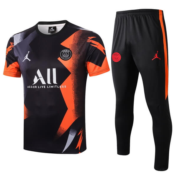 Vendita Formazione Maglia Set Completo Paris Saint Germain 2019/2020 Nero Naranja poco prezzo