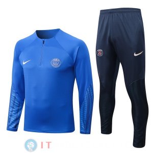 Giacca Set Completo Paris Saint Germain 22-23 Blu Nero