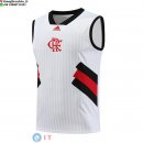 Senza Maniche Maglia Flamengo 2023/2024 Bianco Nero