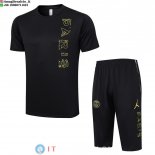 Formazione Maglia Set Completo Paris Saint Germain 2023/2024 Nero