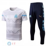 Formazione Set Completo Maglia Marseille 2022/2023 Bianco I Blu