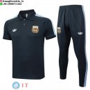 POLO Maglia Set Completo Argentina 2026 Grigio Blu