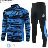 Felpa Da Allenamento Bambino Set Completo Al-Nassr 22-23 Blu I Nero