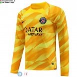 Thailandia Maglia Paris Saint Germain Portiere ML 2023/2024 Giallo