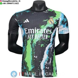 Thailandia Maglia Real Madrid Speciale Giocatori 2025/2026 Nero Verde