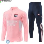 Felpa Da Allenamento Set Completo Lyon 22-23 Rosa Nero Felpa Da Allenamento Set Completo Lyon 22-23 Rosa Nero