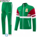 Giacca Set Completo Lunga Zip Messico 2026 Verde Rosso