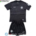 Maglia Bambino Wolves Portiere 2025/2026 Nero Maglia Bambino Wolves Portiere 2025/2026 Nero