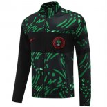 Giacca Lunga Zip Nigeria 2024 Verde