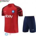 Formazione Bambino Set Completo Maglia Napoli 2023/2024 Rosso Blu Navy