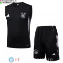 Senza Maniche Set Completo Maglia Germania 2025 Nero