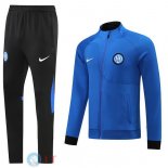 Giacca Set Completo Inter Milan 22-23 Blu Nero