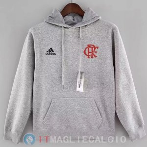 Felpe Con Cappuccio Flamengo 2022/2023 Grigio