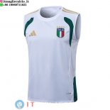 Senza Maniche Maglia Italia 2026 Bianco Verde