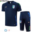 Formazione Set Completo Maglia Italia 2024 Blu Navy