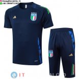 Formazione Set Completo Maglia Italia 2024 Blu Navy
