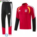 Giacca Full Zip e Pantaloni Allenamento Germania 2026 Rosso I Giallo Nero