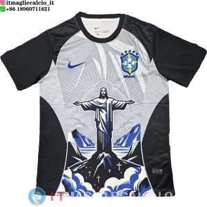 Thailandia Maglia Brasile Speciale 2026 Nero Grigio Blu