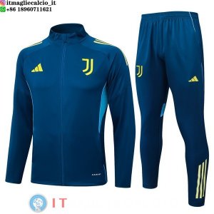 Giacca Set Completo Lunga Zip Juventus 2025/2026 Blu