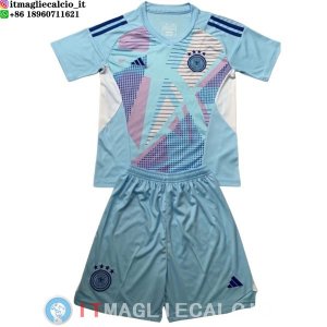 Maglia Bambino Germania Portiere 2024 Blu