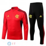 Giacca Set Completo Flamengo 2022/2023 Rosso Nero