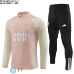 Felpa Da Allenamento Set Completo Lyon 22-23 Rosa Nero Felpa Da Allenamento Set Completo Lyon 22-23 Rosa Nero