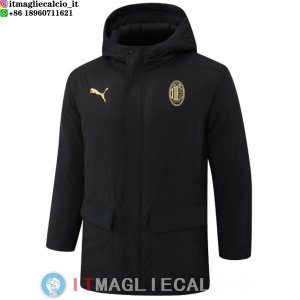 Giacca in Cotone AC Milan 24-25 Nero