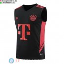 Senza Maniche Maglia Bayern Monaco 2023/2024 Nero Rosso