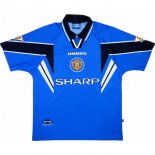 Retro Maglia Manchester United Prima 1997/1998 Blu