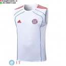Senza Maniche Maglia Bayern Monaco 2025/2026 Bianco Blu