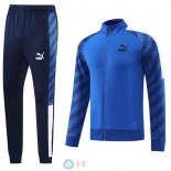 Giacca Set Completo Lunga Zip Puma 22-23 Blu