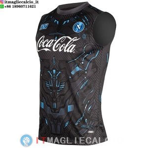 Senza Maniche Maglia Napoli 2025/2026 Nero