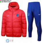 Giacca in Cotone Set Completo Atlético Madrid 23-24 Rosso