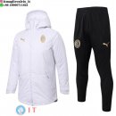 Giacca in Cotone Set Completo AC Milan 25-26 Bianco I Nero