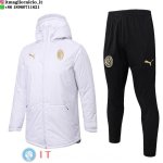 Giacca in Cotone Set Completo AC Milan 25-26 Bianco I Nero Giacca in Cotone Set Completo AC Milan 25-26 Bianco I Nero
