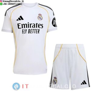 Maglia Set Completo Uomo Real Madrid Prima 2025/2026