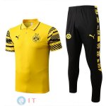 POLO Maglia Set Completo Borussia Dortmund 2022/2023 Giallo Nero POLO Maglia Set Completo Borussia Dortmund 2022/2023 Giallo Nero