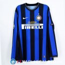 Reto Maglia ML Inter Milan Prima 2009/2010 Blu