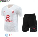 Formazione Set Completo Maglia AC Milan 2023/2024 Bianco I Nero